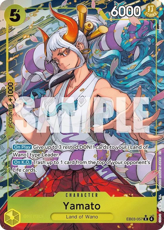 Yamato (Alternate Art) #eb3-057 – Extra Booster: One Piece Heroines Edition