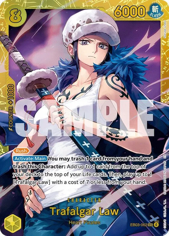 Trafalgar Law #eb3-062 – Extra Booster: One Piece Heroines Edition