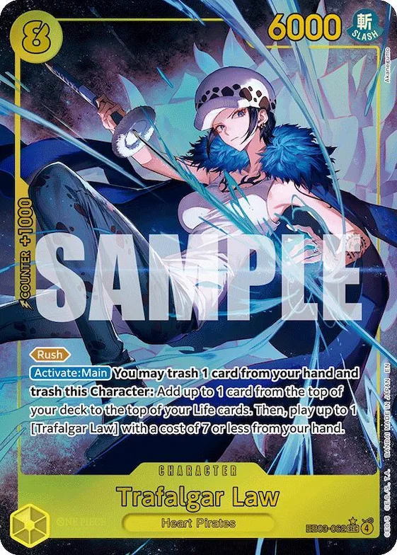Trafalgar Law (Alternate Art) #eb3-062 – Extra Booster: One Piece Heroines Edition