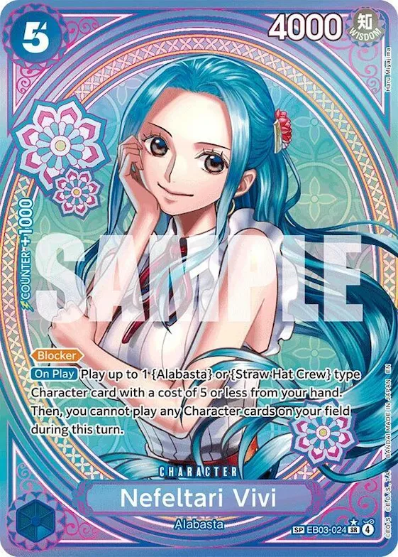 Nefeltari Vivi (024) (SP) #eb3-024 – Extra Booster: One Piece Heroines Edition