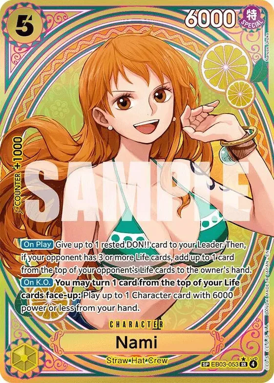 Nami (053) (SP) #eb3-053 – Extra Booster: One Piece Heroines Edition