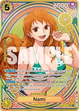 Nami (053) (SP) #eb3-053 – Extra Booster: One Piece Heroines Edition