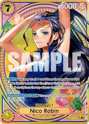 Nico Robin (055) (SP) #eb3-055 – Extra Booster: One Piece Heroines Edition