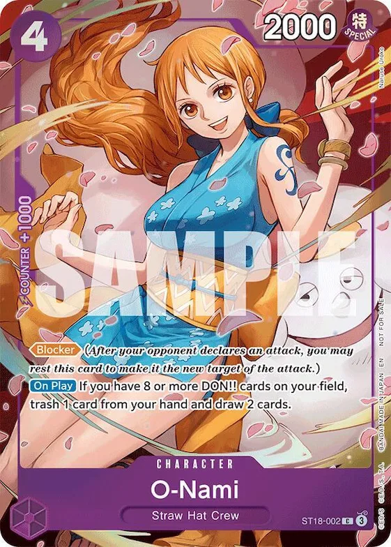 O-Nami - ST18-002 (Dash Pack) #st18-002 – Extra Booster: One Piece Heroines Edition