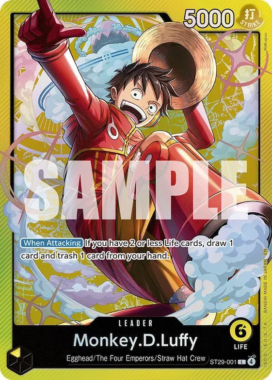 Monkey.D.Luffy (001) #st29-001 – Starter Deck 29: Egghead