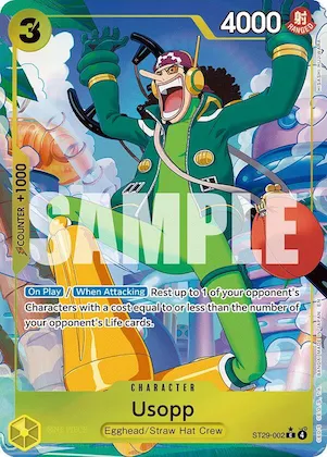 Usopp (Full Art) st29-002 – ST29 – Starter Deck 29: Egghead