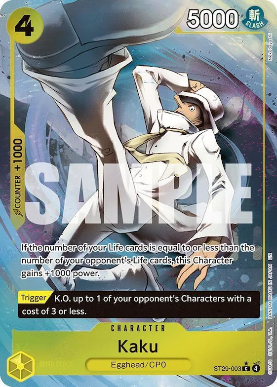 Kaku (Full Art) #st29-003 – Starter Deck 29: Egghead