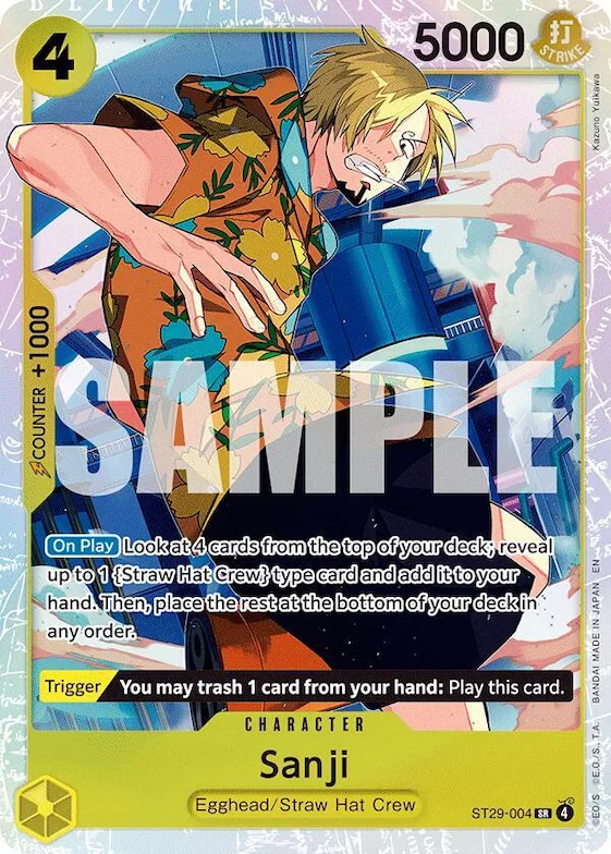 Sanji st29-004 – ST29 – Starter Deck 29: Egghead