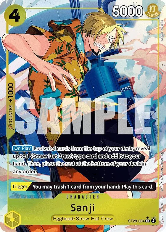 Sanji (Full Art) #st29-004 – Starter Deck 29: Egghead