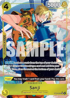 Sanji (Full Art) #st29-004 – Starter Deck 29: Egghead