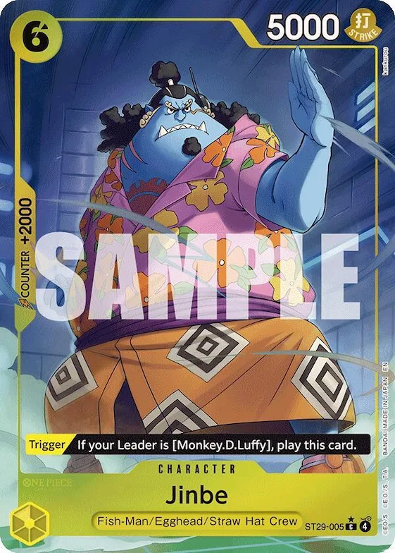 Jinbe (Full Art) #st29-005 – Starter Deck 29: Egghead
