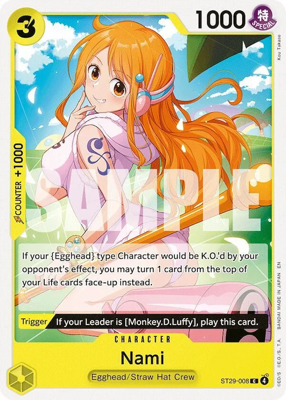 Nami #st29-008 – Starter Deck 29: Egghead