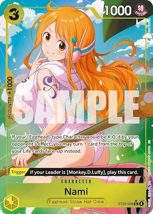 Nami (Full Art) #st29-008 – Starter Deck 29: Egghead