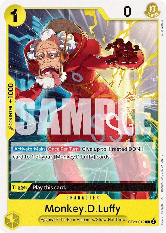 Monkey.D.Luffy (012) #st29-012 – Starter Deck 29: Egghead