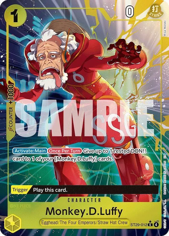 Monkey.D.Luffy (012) (Full Art) #st29-012 – Starter Deck 29: Egghead
