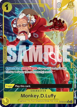 Monkey.D.Luffy (012) (Full Art) st29-012 – ST29 – Starter Deck 29: Egghead
