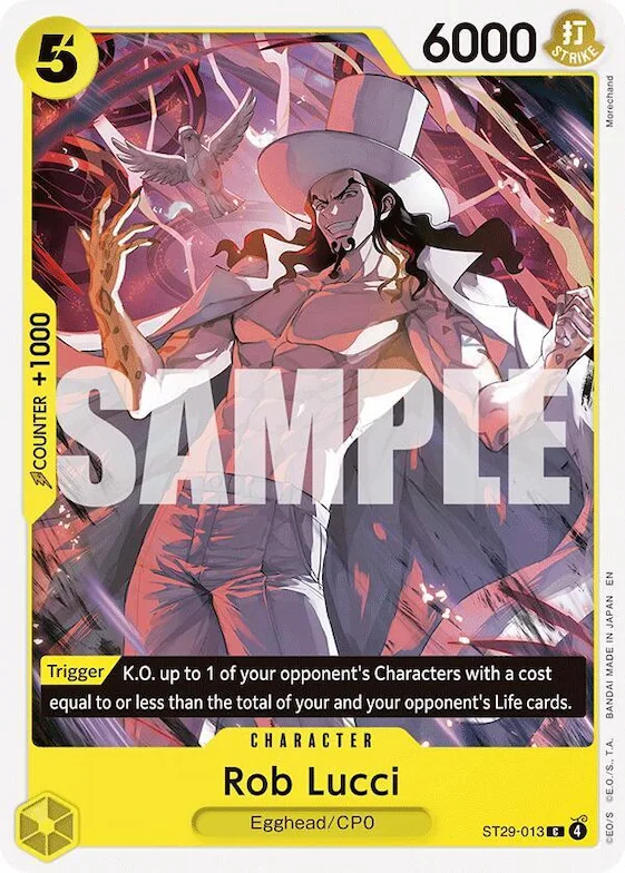 Rob Lucci st29-013 – ST29 – Starter Deck 29: Egghead