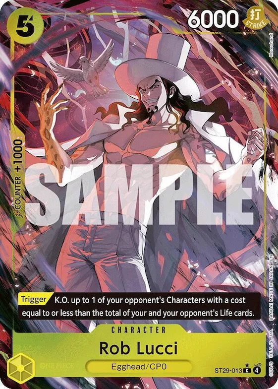 Rob Lucci (Full Art) #st29-013 – Starter Deck 29: Egghead