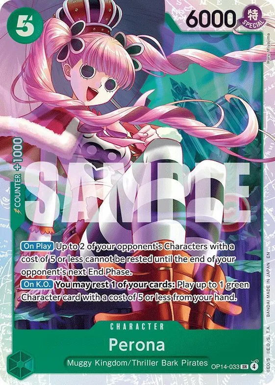 Perona - OP14-033 #op14-033 – The Azure Sea's Seven