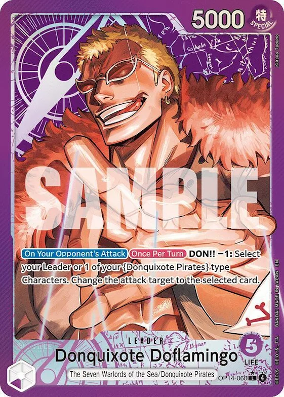 Donquixote Doflamingo - OP14-060 (Alternate Art) #op14-060 – The Azure Sea's Seven
