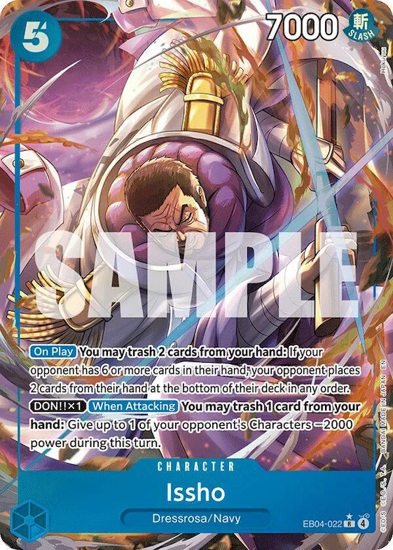Issho - EB04-022 (Alternate Art) #eb4-022 – The Azure Sea's Seven