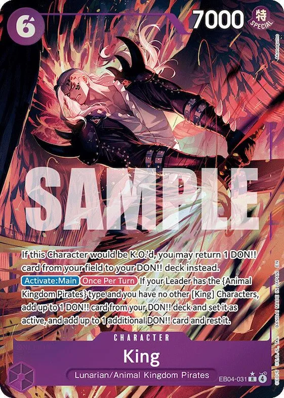 King (Alternate Art) #eb4-031 – The Azure Sea's Seven