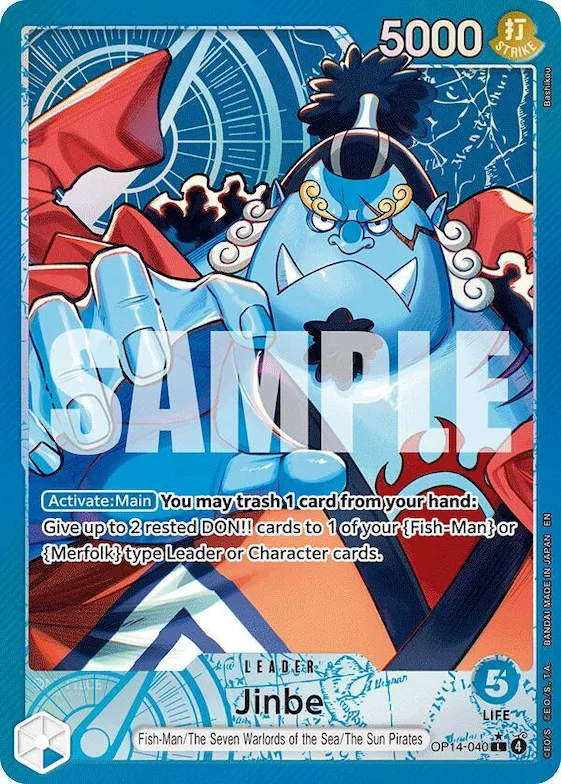 Jinbe - OP14-040 (Alternate Art) #op14-040 – The Azure Sea's Seven