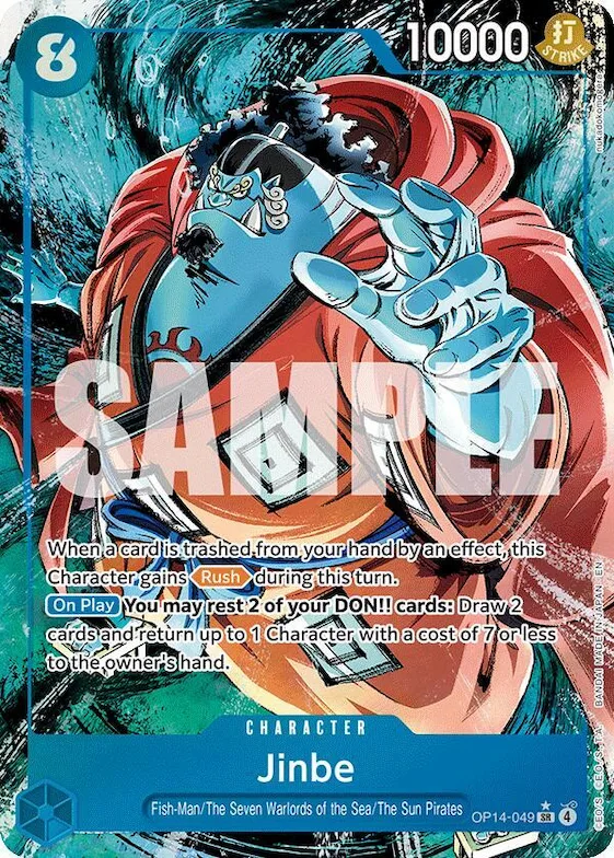Jinbe - OP14-049 (Alternate Art) #op14-049 – The Azure Sea's Seven