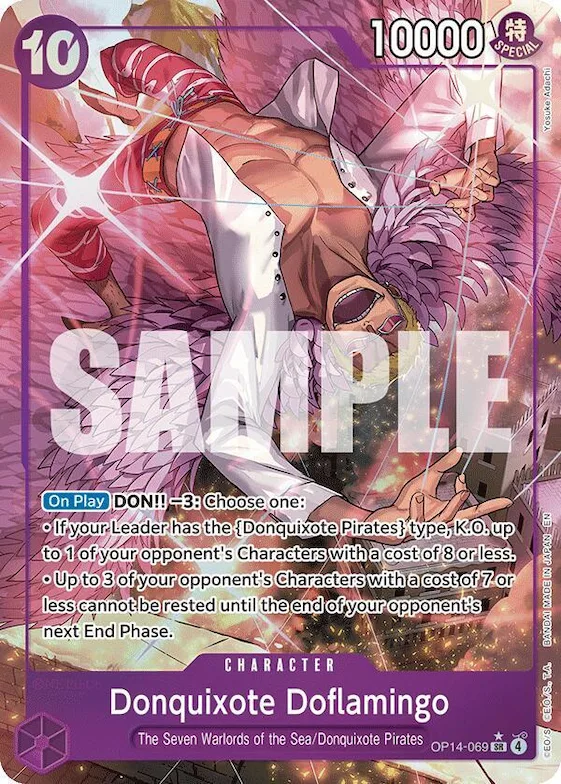 Donquixote Doflamingo - OP14-069 (Alternate Art) #op14-069 – The Azure Sea's Seven