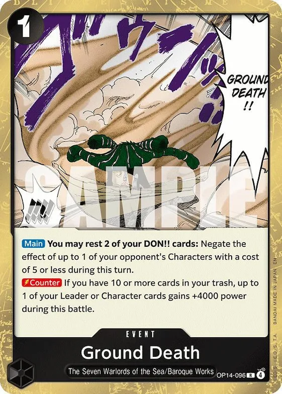 Ground Death op14-096 – OP14 – The Azure Sea's Seven