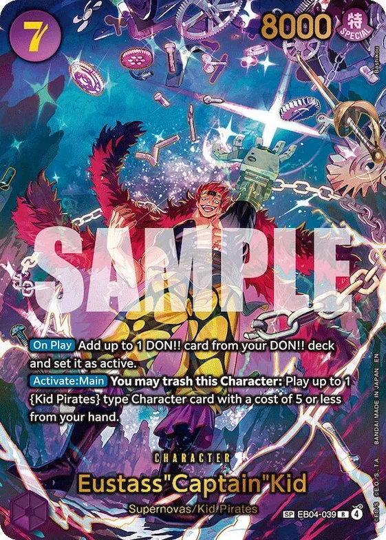 Eustass"Captain"Kid - EB04-039 (SP) #eb4-039 – The Azure Sea's Seven