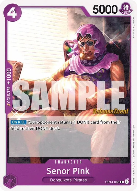 Senor Pink #op14-065 – The Azure Sea's Seven Release Event Cards