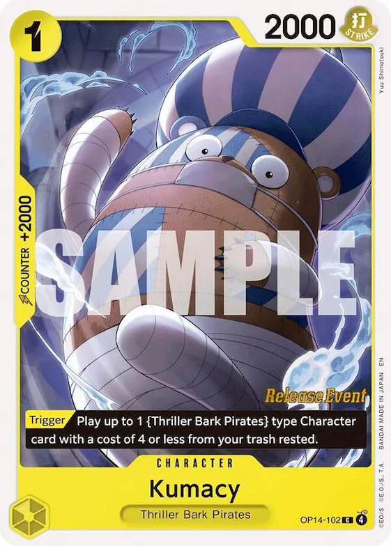 Kumacy #op14-102 – The Azure Sea's Seven Release Event Cards