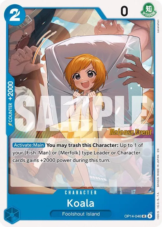 Koala #op14-046 – The Azure Sea's Seven Release Event Cards