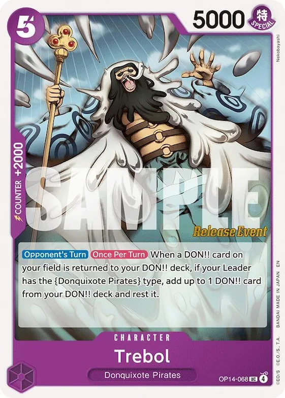 Trebol #op14-068 – The Azure Sea's Seven Release Event Cards