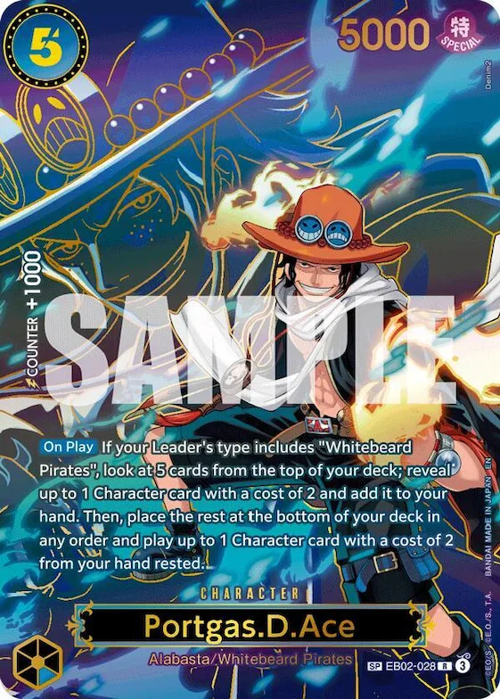 Portgas.D.Ace - EB02-028 (SP) #eb2-028 – Carrying On His Will
