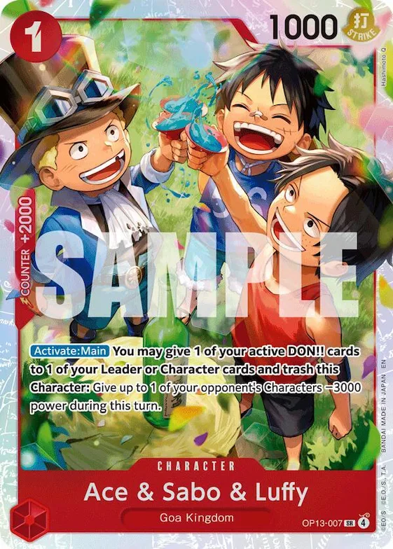 Ace & Sabo & Luffy #op13-007 – Carrying On His Will