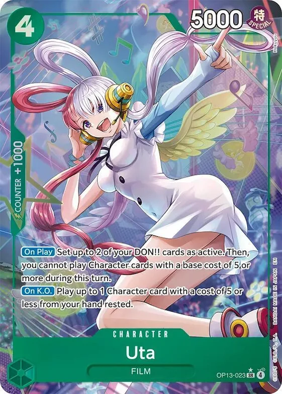 Uta (Alternate Art) #op13-023 – Carrying On His Will