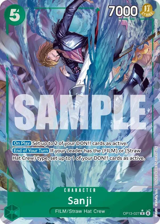 Sanji (Alternate Art) #op13-027 – Carrying On His Will