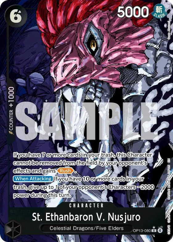 St. Ethanbaron V. Nusjuro (Alternate Art) #op13-080 – Carrying On His Will