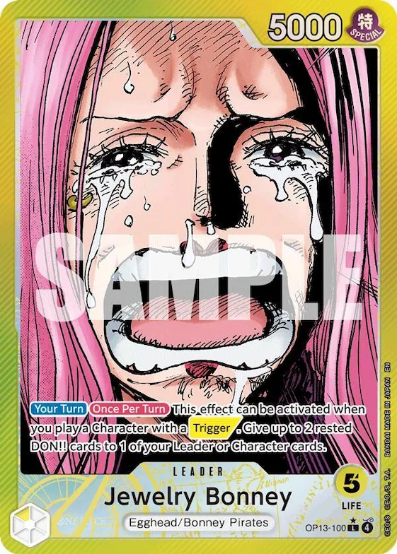 Jewelry Bonney (100) (Alternate Art) #op13-100 – Carrying On His Will