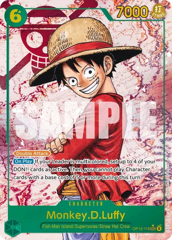 Monkey.D.Luffy (118) (Parallel) #op13-118 – Carrying On His Will