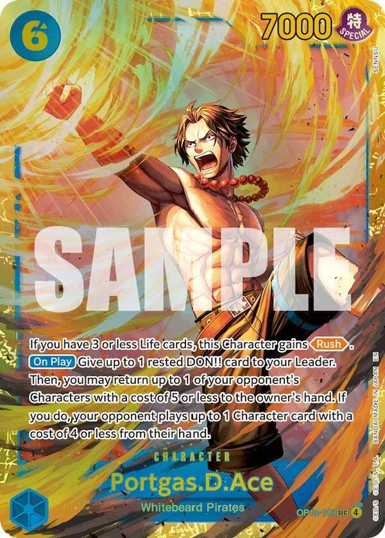Portgas.D.Ace (119) #op13-119 – Carrying On His Will