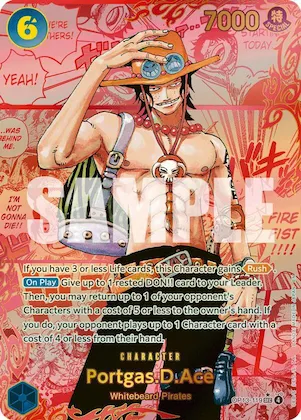 Portgas.D.Ace (119) (Red Super Alternate Art) #op13-119 – Carrying On His Will