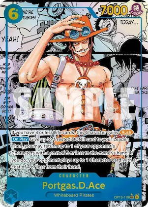 Portgas.D.Ace (119) (Super Alternate Art) #op13-119 – Carrying On His Will