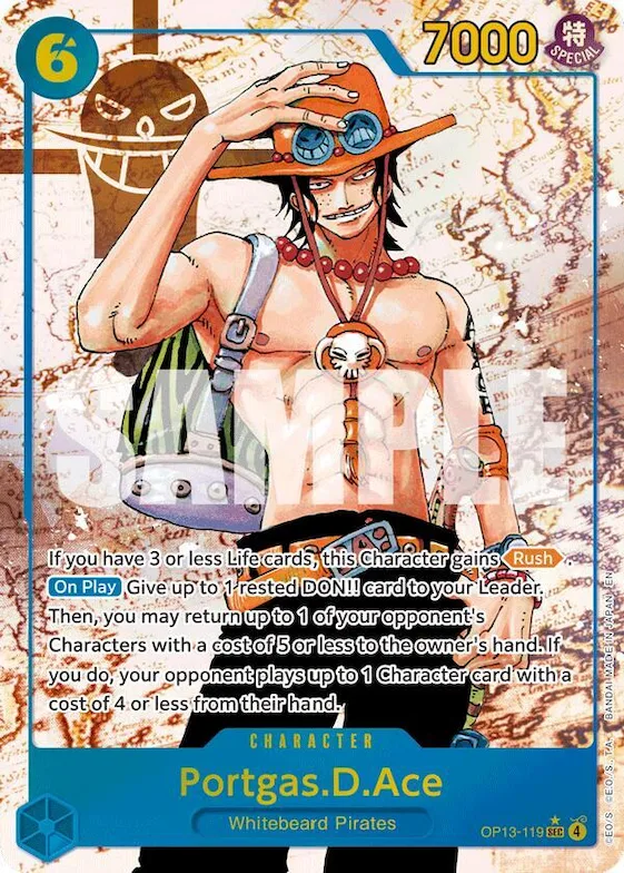 Portgas.D.Ace (119) (Parallel) #op13-119 – Carrying On His Will