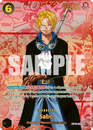 Sabo (120) (Red Super Alternate Art) op13-120 – OP13 – Carrying On His Will