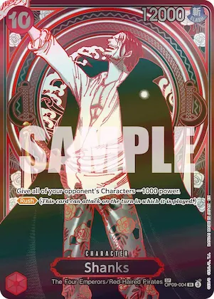 Shanks - OP09-004 (SP) (Silver) #op9-004 – Carrying On His Will