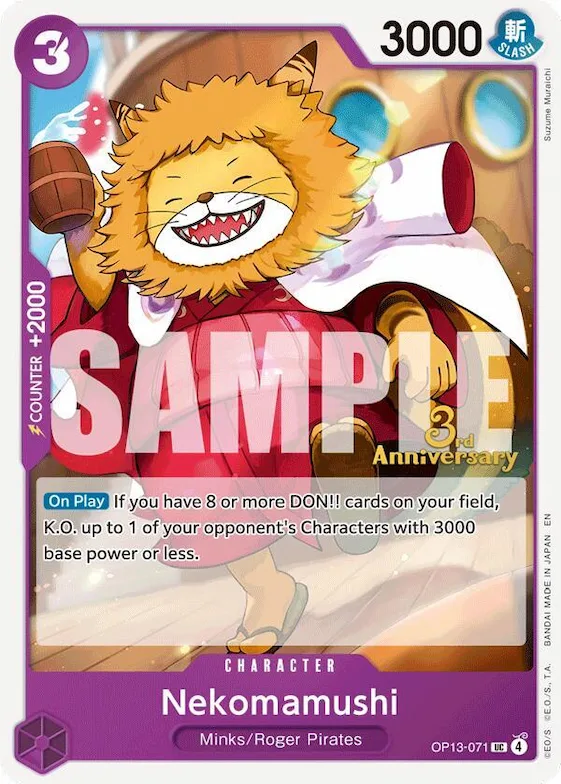 Chavipère op13-071 – OP13 – Carrying On His Will: 3rd Anniversary Tournament Cards