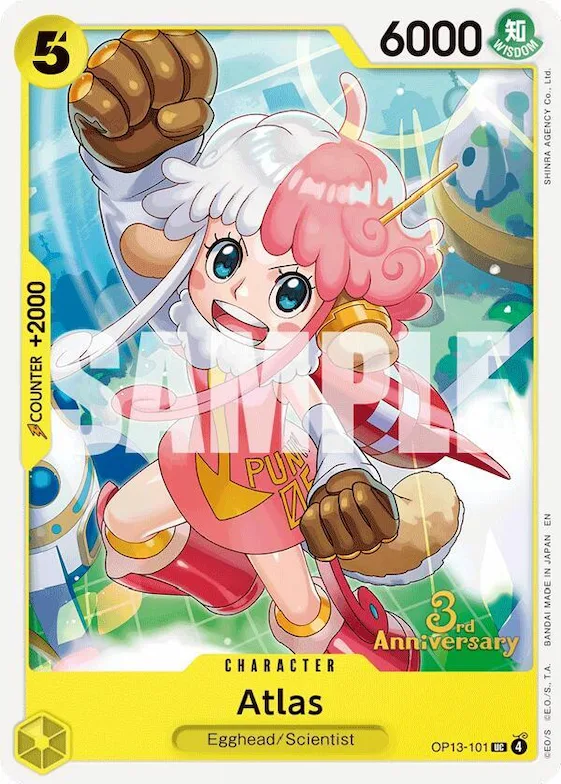 Atlas #op13-101 – Carrying On His Will: 3rd Anniversary Tournament Cards